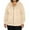 07#Beige, variant on Women's Plus Size Hoodie Fall Winter Fashion Zip Up Loose Light Warm House Sweatshirt Cute Holiday Funny Soft Jackets Black 2XL
