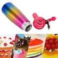 thumbnail image 1 of Gourmet Cream Whipper, Colorful Whipped Cream Dispenser, With 3Pcs Nozzles For Ice Cream Cream 500ml, 1 of 8