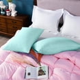 thumbnail image 6 of Flxxie Queen Pillowcases 2 Pack 100% Egyptian Cotton 20x30 Light Blue Envelope Soft, 6 of 7