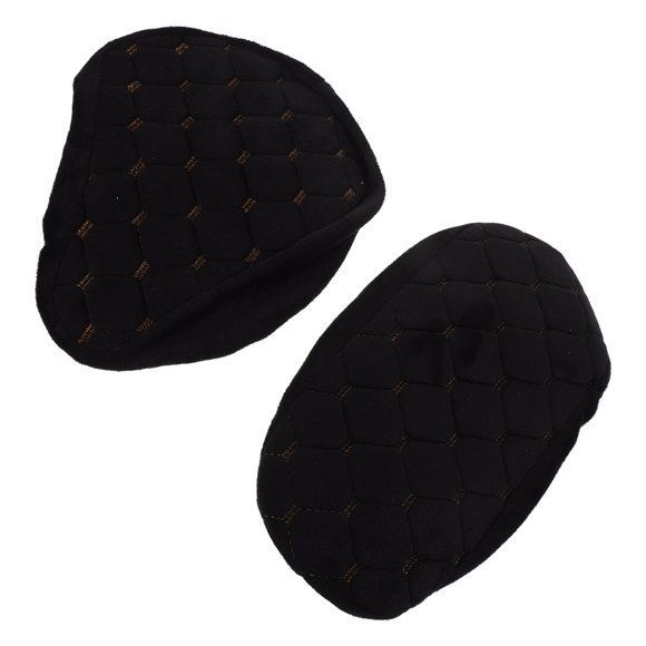 LITINKIMI 2Sets Electric Bike Seat Cover Black Cotton Padded Saddle Cushion for Winter Outdoor Riding