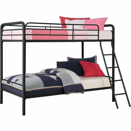 DHP Twin Over Twin Metal Bunk Bed