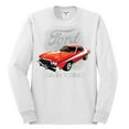 thumbnail image 2 of Wild Bobby, Ford '76 Gran Torino Vintage Car Cars and Trucks Mens Long Sleeve Shirt, White, Small, 2 of 3