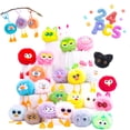 thumbnail image 1 of Llavero OmyFav Fluffy Kids, paquete de 24 unidades, para bolsas de regalos de cumpleaños, 1 of 8
