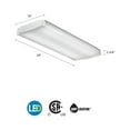 thumbnail image 3 of Lithonia Lighting FMLL 9 30840 LED Decorative Indoor Linear Flush Mount 35W 4000 CCT, 3 of 4