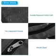 thumbnail image 3 of Uxcell Expandable Pencil Pouch for 3 Rings Binder, 1 Pack Oxford Cloth Zipper Binder Pouch Pencil Case Black, 3 of 6