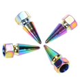 thumbnail image 5 of 4pcs Mini Cnc Rainbow Car Wheel Tire Valve Stem Caps Dust Covers, 5 of 5