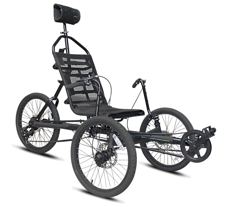 Rugged Bike-E Recumbent Seat Sliders Custom 3D printed Very Strong 