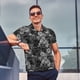 thumbnail image 4 of Balery Black Cats In A Garden Camisa Polo de Hombre con Estampado, de Manga Corta y Tejido Medio, Camisa Tipo Golf Polo-Large, 4 of 6