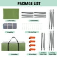 thumbnail image 6 of HOTEEL 6 Person Blackout Camping Tent, Instant Family Tents, Easy Setup Tents for Camping with Rainfly Water-Resistant, Green, 6 of 8