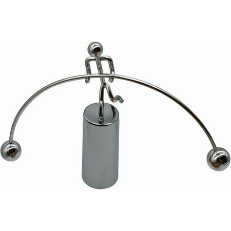 Maydahui Balance Physics Toy Desk Kinetic Weightlifter Steel Man Decompressive Science for Home Office Art Decor