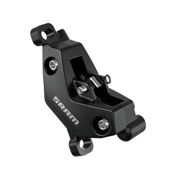 SRAM DB4 Disc Brake and Lever - Left, Front or Rear, 2000mm Hose, Post Mount, 4-Piston, Aluminum Lever, Diffusion Black,
