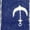 Navy-Blue-Anchor, variant on 22" Shopping Tote Bag Heavy Cotton Canvas (Zippered Top) Blue Antique Fish