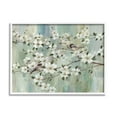 thumbnail image 4 of Stupell Industries Delicate Cherry Blossom Flowers Perched Birds Classic Painting Painting White Framed Art Print Wall Art, Design by Nan, 4 of 5