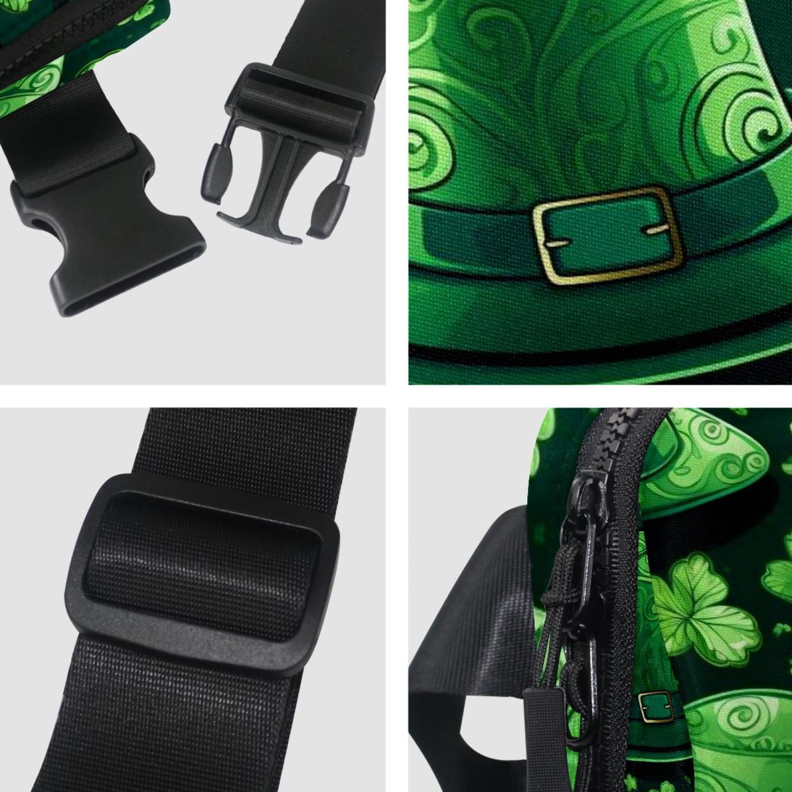 St. Patrick's Day Lightweight Adjustable Running Belt Bag Fanny Pack Waist Pack with Extension Strap Unisex