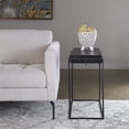 thumbnail image 2 of Uttermost Telone Iron Metal and Aluminum Side Table in Antique Black, 2 of 5