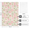 thumbnail image 2 of 2 Pcs Pioneer Flower Floral Print Pattern Kitchen Towels, Funny Microfiber Dish Towel Set, 18" X 26" Tea Towels, 2 of 6