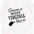 thumbnail image 3 of Inktastic Someone in West Virginia Loves Me Toddler Sweatshirt, 3 of 4