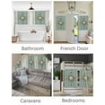 thumbnail image 3 of Sun Decoration Short Blackout Curtains 30 Inch Long Abstract Vintage Wood Texture Rod Pocket Kitchen Curtains, 2 Panels Thermal Insulated Room Darkening Drapes for Bedroom, 42"W x 30"L, 3 of 5