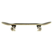 Punisher Complete Skateboard for Beginners 31 Inch Maple Double Kick Deck Cherry Blossom Design