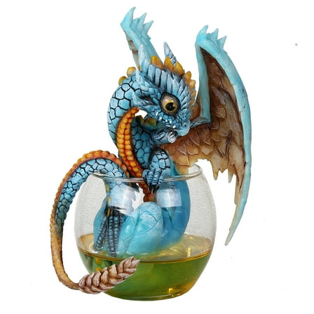 Fantasy Whiskey Dragon Collectible Figurine Drinks & Dragons Collection by Stanley Morrison 6.25"H