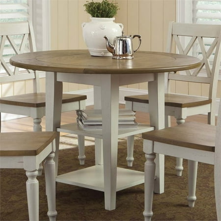 Liberty Furniture Al Fresco Iii Drop Leaf Dining Table In Driftwood
