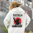 thumbnail image 5 of Limited Edition Catzilla hoodie-Godzilla merch-Cat people hoodie-Catzilla Merch Cat hoodie for pettlovers, 5 of 9