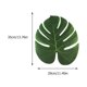 thumbnail image 2 of Moluckfu 12Ud Manteles Para Con Hojas De Monstera Artificiales De Poliéster Para Natural Y Tropical, 2 of 8