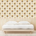 thumbnail image 3 of Ambesonne Bird Couple Peel & Stick Wallpaper for Home, Romantic Wingy Animals, 13"x100", Pale Coffee Green Beige, 3 of 5