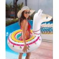 thumbnail image 2 of Pool Float Ride On Party Toys Alpaca Inflatable Swimming Ring Water Supplies for Adults, 2 of 5