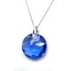 thumbnail image 2 of Collar Zvezda Classic color Sapphire plata .925 Zvezda ZCO-CLAS14-SAP, 2 of 4