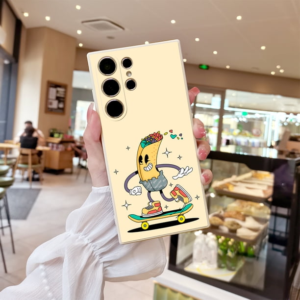 Personalice su iPhone con esta funda para teléfono a prueba de golpes de goma TPU con estampado de dibujos animados de diseño innovador