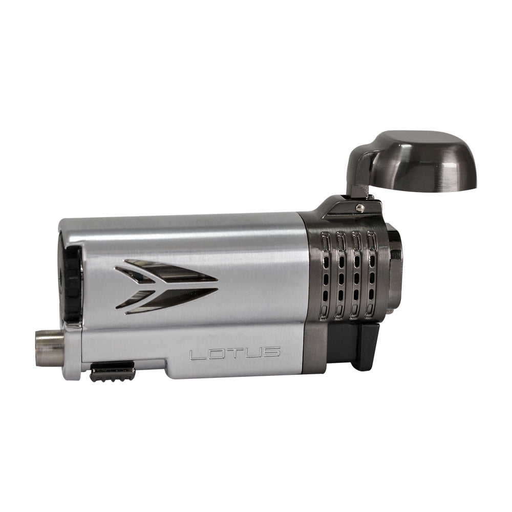 Lotus Lighter Defiant L65 Quad Jet Lighter w/ Cigar Punch