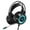 Black, variant on JOGZMZ Stereo Gaming Headset Noise Cancelling Over Ear Headphones with Mic, LED Light, Bass Surround