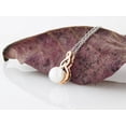 thumbnail image 3 of Dazzlingrock Collection Round 7mm Cultured Freshwater Pearl Pendant with 18 Inch Silver Chain for Women in 18K Rose Gold (Color White, Clarity Clean), 3 of 6