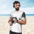 thumbnail image 4 of Wukai Family Of Sea Turtles Print Men's Short-Sleeved Mesh T-Shirt,Quick-Dry Short Sleeve Workout T-Shirt-X-Small, 4 of 8
