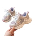 thumbnail image 4 of Willtoo Kids Fashion Chunky Sneakers Lightweight Breathable Mesh Shoes Toddler Walking shoes with Hook & Loop and Lace Up Running Shoes Athletic Sports Shoes for Boys Girls, 4 of 5