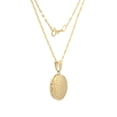 thumbnail image 3 of Cadena Con Dije Relicario Oval Facetado Oro Sólido 14k, 3 of 8