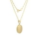 thumbnail image 3 of Cadena Con Dije Relicario Oval Facetado Oro Sólido 14k, 3 of 8