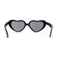thumbnail image 4 of Girls Kids Size Heart Shape Fun Print Plastic Sunglasses Black Polka Dot Black, 4 of 4