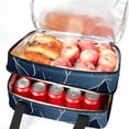 thumbnail image 5 of Constellation Double Layered Insulated Lunch Bag with Large Capacity and Dual Compartments, Refrigerated Meal Bag for Hand Carry 7.1x11.4x16.1 Inches, 5 of 6