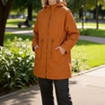 thumbnail image 2 of RXMEKW Windproof Hooded Jacket for Women With Adjustable Waist and Pockets in Multiple Colors, 2 of 9