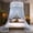 Gray, variant on Mosquito Net For Bed,Twin Bed Canopy,No-installation Ceiling-mounted Dome Mosquito Net,Mosquito Net Bed Canopy for Girls, Princess-Style Round Hoop Bed Canopy, Dome Mosquito Netting(Gray)