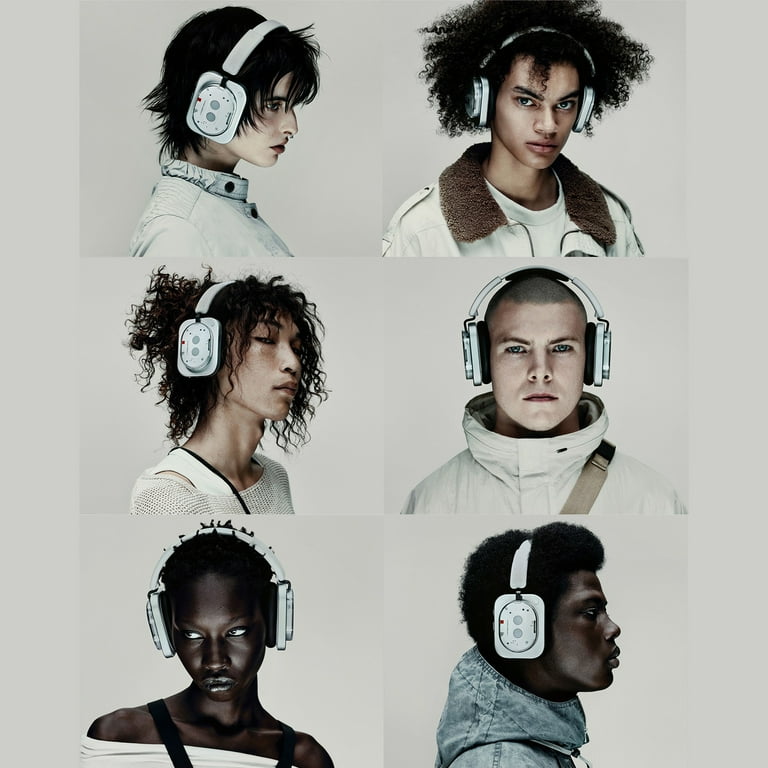 ほぼ未使用 Nothing Headphone (1) Black Nothing Headphone (1) Wireless Headphones 80H Battery, Over
