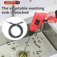 thumbnail image 6 of SharkTRUE Heavy Duty Drain Auger Snake Cable, Sink Unclogging Tool, Flexible Plumbing Clog Remover Tool, Hair Catcher Drain Auger Snake Drill Attachment for Kitchen Bathroom Toilet Shower, 6 of 9