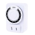 thumbnail image 1 of HLONK Mechanical US Plug Switches Timer Socket AC110V 12 Hour for Home Appliances Control Motorcycles Charging Timer 10A1200W, 1 of 12