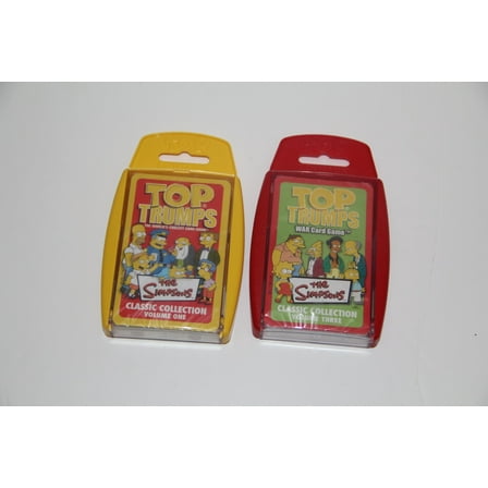 Top Trumps Card Game - Simpsons 2 Pack - Volume 1 and 3
