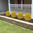 thumbnail image 2 of Clearance | Yellow Artificial Flowers with Ground Stake for Outdoor Garden Decoration, UV Resistant Fake Floral for Patio Porch Decor and Everyday Use, 2 of 5