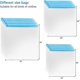 thumbnail image 3 of 10Pack Travel Space Saver Bags (4 x S, 3 x M, 3 XL), Reusable Vacuum Travel Storage Bag, Saves 75% of Storage Space, 3 of 5