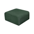 thumbnail image 6 of Meridian Furniture Arc Green Boucle Fabric Ottoman, 6 of 7
