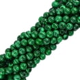 thumbnail image 1 of 12mm Verde De Malaquita De Piedras Preciosas Perlas Sueltas Sintéticos De La Joyería 15inch DIY Macarena Los granos flojos, 1 of 3